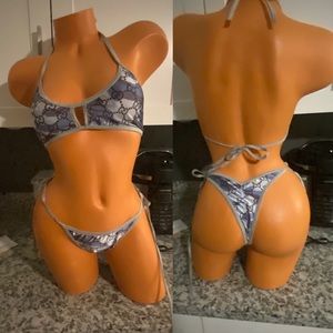 Two piece exotic dance